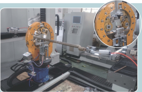 ZCN090AST-（2200）3600 水電多級線圈、風電、水電線棒數(shù)控包帶機