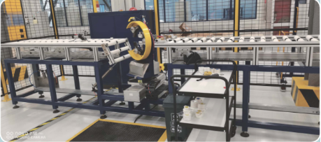 ZCN090C-X（1550、2500）跑道式線圈數(shù)控包帶機(jī)（輸送帶結(jié)構(gòu)